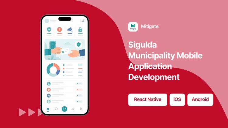 Preview of the Municipality Communication Mobile App for Sigulda
