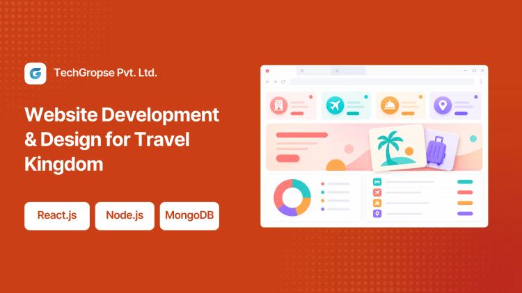 Preview of the Website Development & Design for Travel Kingdom