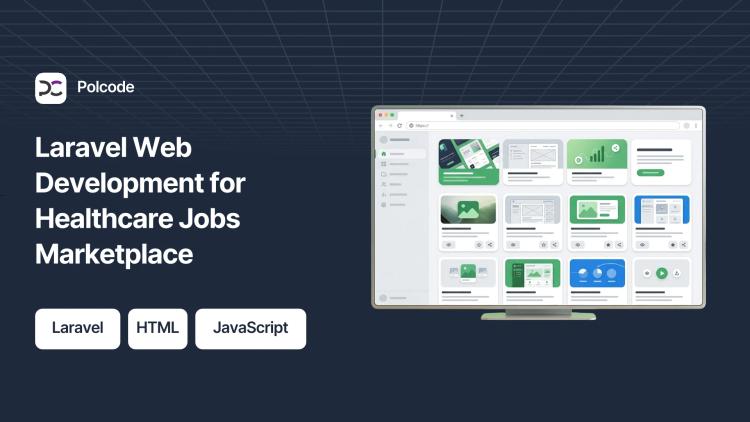 Preview of the Laravel Web Development for Healthcare Jobs Marketplace