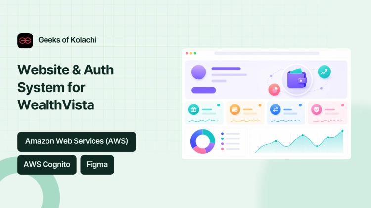 Preview of the Website Development with Secure Authentication for WealthVista