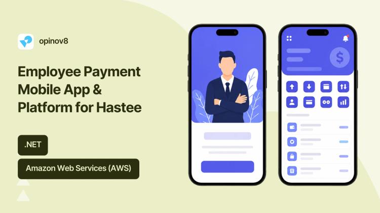 Preview of the Employee Payment Mobile App & Platform for Hastee