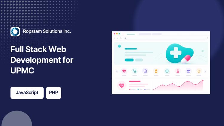 Preview of the JS & PHP Custom Software Development for UPMC