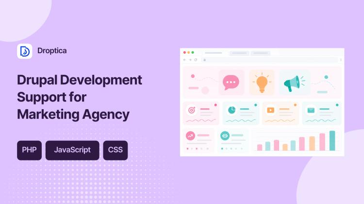 Preview of the Drupal Development Support for Marketing Agency