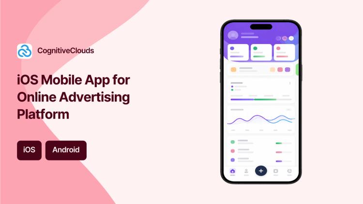 Preview of the iOS Mobile App for Online Advertising Platform