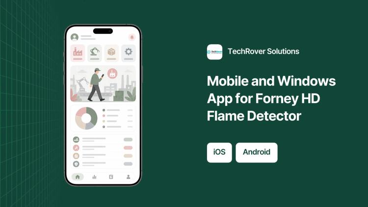 Preview of the Mobile and Windows App for Forney HD Flame Detector