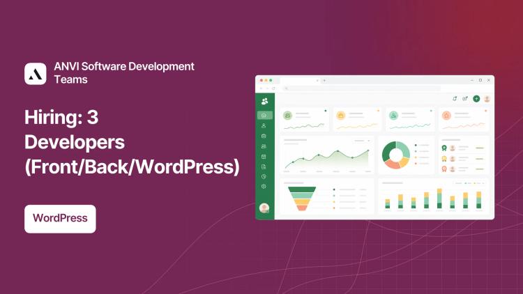 Preview of the Recruitment & Hiring of Three Developers (Front, Back, WordPress)