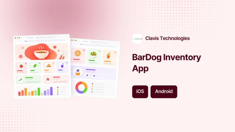 Preview of the BarDog Inventory Management System (Web, Admin & Mobile)