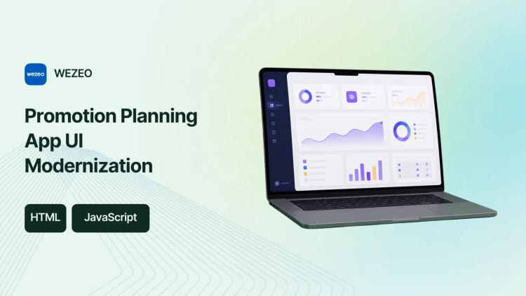 Preview of the Promotion Planning Application SAP-based UI/UX Development