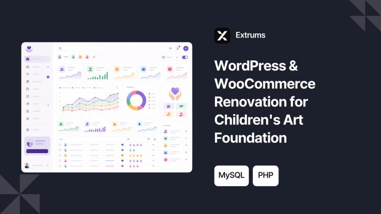 WordPress & WooCommerce Renovation for Children's Art Foundation image