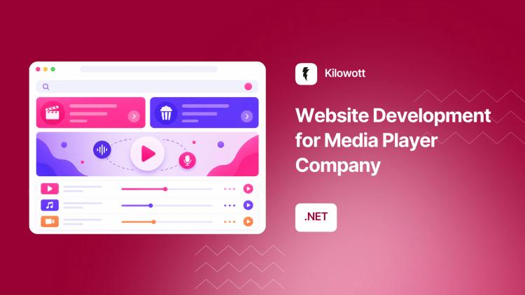 Preview of the Website Development for Media Player Company