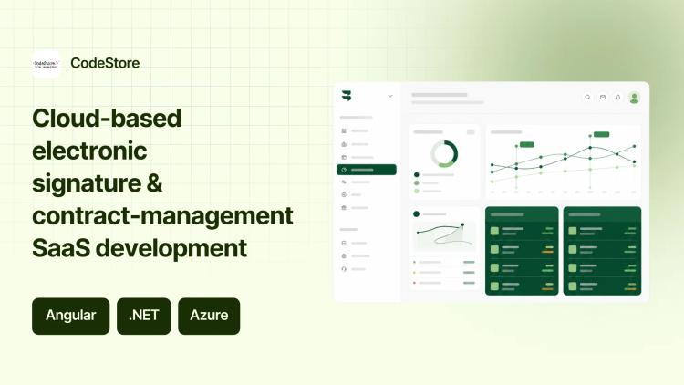 Preview of the Cloud-based electronic signature & contract-management SaaS development