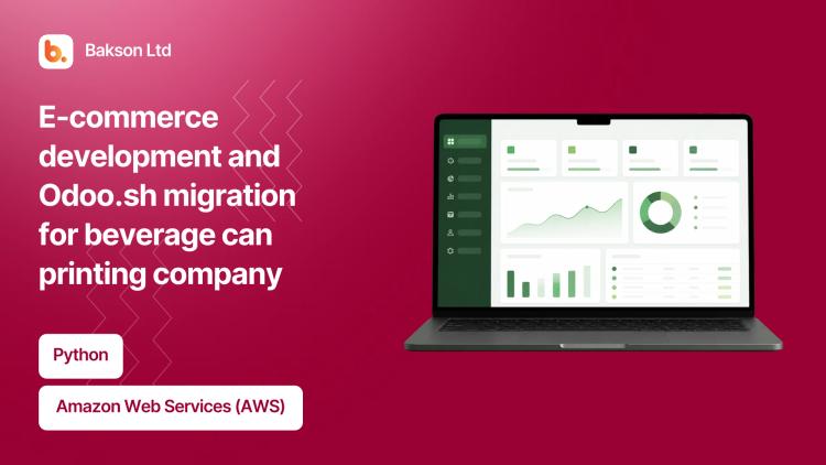 Preview of the E-commerce development and Odoo.sh migration for beverage can printing company
