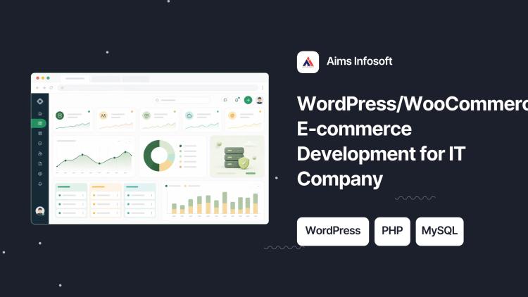 Preview of the WordPress/WooCommerce E‑commerce Development for IT Company
