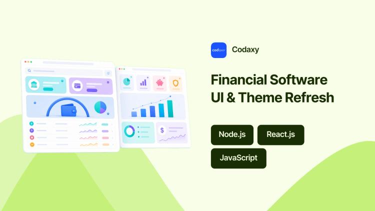 Preview of the UI and Template Redesign for Fimax Financial Software