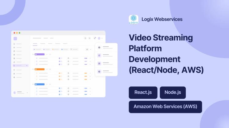 Preview of the Video Streaming Platform Development (React/Node, AWS)