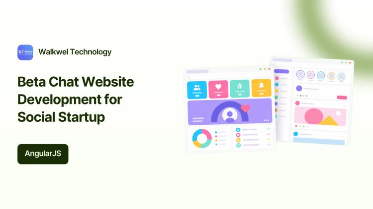 Beta Chat Website Development for Social Startup image