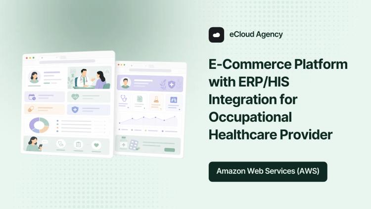 Preview of the E-Commerce Platform with ERP/HIS Integration for Occupational Healthcare Provider