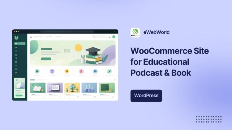Preview of the E‑Commerce Website & WooCommerce Setup for The Motivated Classroom