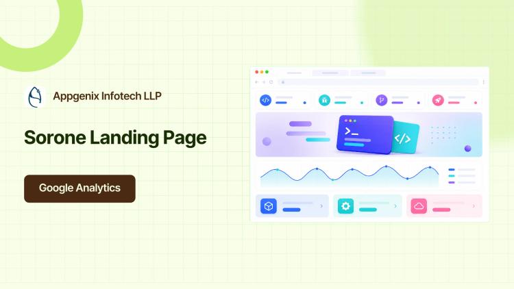 Landing Page Design & Development for Sorone Camera App image
