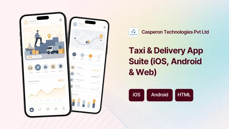 Taxi & Delivery Mobile and Web App Development image