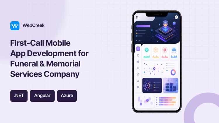 Preview of the First-Call Mobile App Development for Funeral & Memorial Services Company