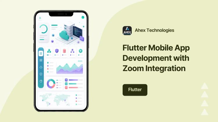 Flutter Mobile App Development with Zoom Integration image