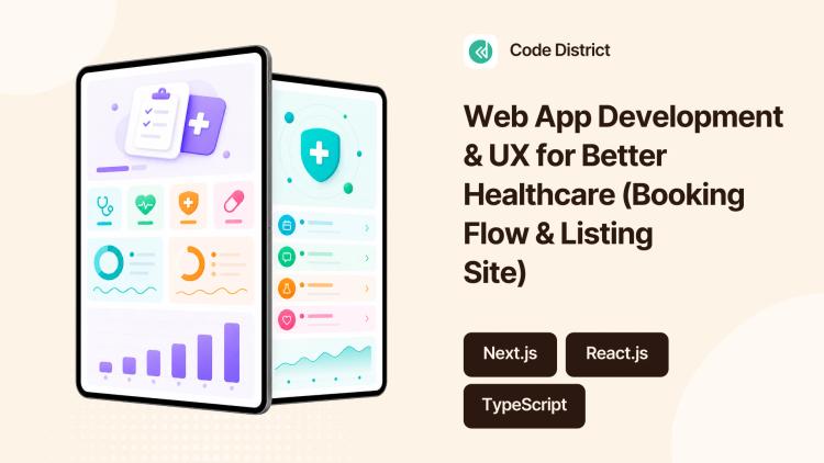 Preview of the Web App Development & UX for Better Healthcare (Booking Flow & Listing Site)