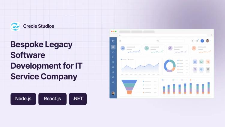 Preview of the Bespoke Legacy Software Development for IT Service Company