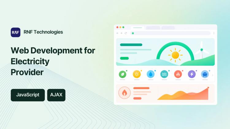 Preview of the Web Development for Electricity Provider