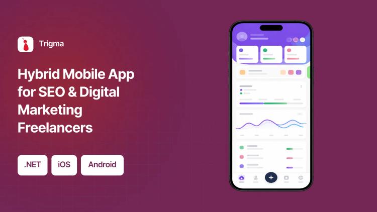 Preview of the Hybrid Mobile App for SEO & Digital Marketing Freelancers