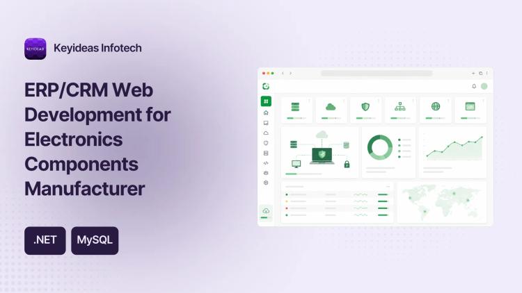 Preview of the ERP/CRM Web Development for Electronics Components Manufacturer
