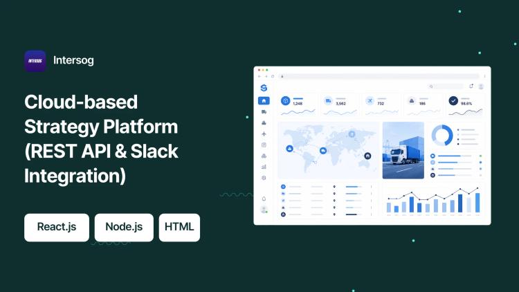 Preview of the Cloud-based Strategy Platform (REST API & Slack Integration)