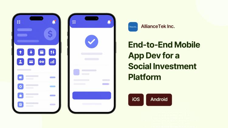 Preview of the Social Investing Mobile App with Real-time Market Data
