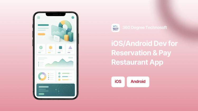 Preview of the iOS/Android Dev for Reservation & Pay Restaurant App