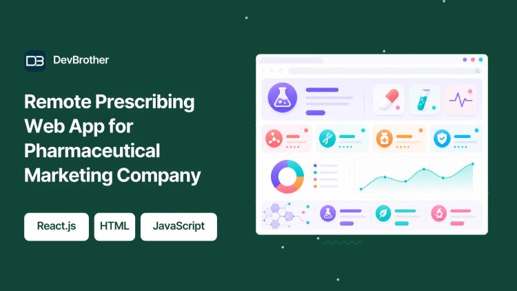 Preview of the Remote Prescribing Web App for Pharmaceutical Marketing Company
