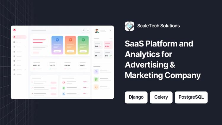 Preview of the SaaS Platform and Analytics for Advertising & Marketing Company