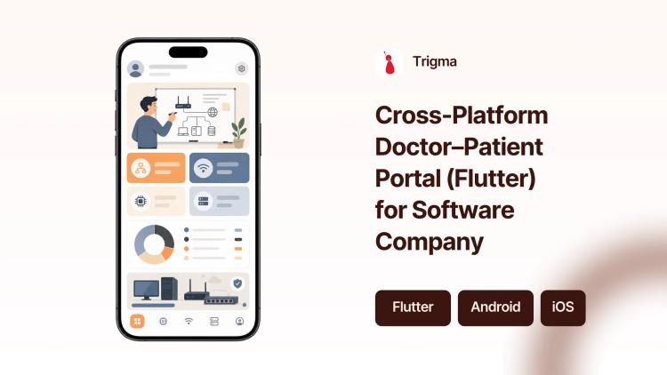 Preview of the Cross-Platform Doctor–Patient Portal (Flutter) for Software Company