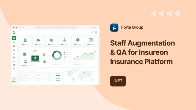 Preview of the Staff Augmentation & QA for Insureon Insurance Platform