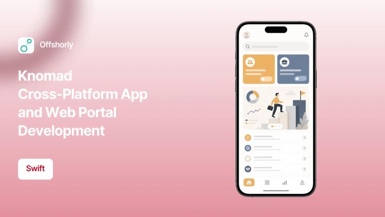 Preview of the Knomad Cross-Platform App and Web Portal Development