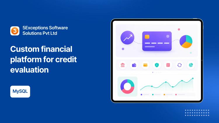 Custom financial platform for credit evaluation image