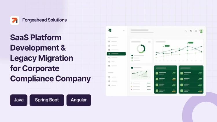 Preview of the SaaS Platform Development & Legacy Migration for Corporate Compliance Company