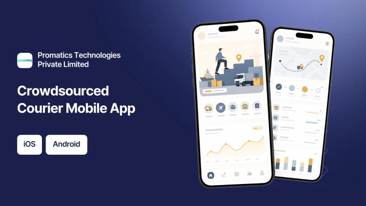 Preview of the On-Demand Logistics iOS & Android App