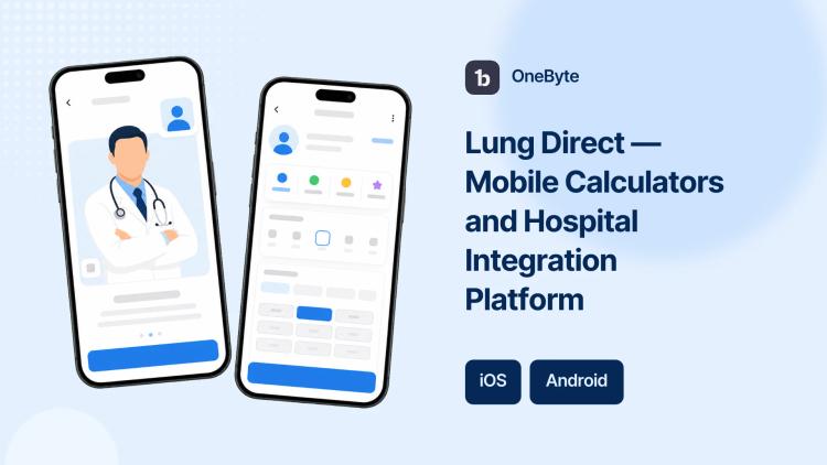 Preview of the Lung Direct — Mobile Calculators and Hospital Integration Platform