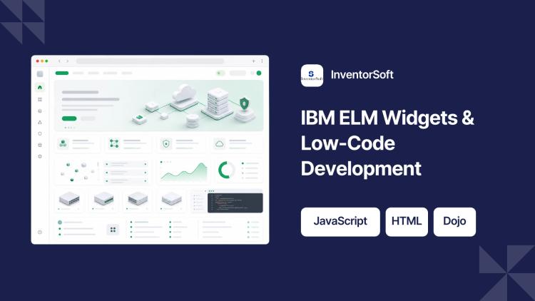 Preview of the Low/No-Code & IBM ELM Widget Development