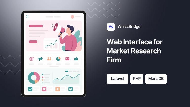 Preview of the Custom Web Interface for Market Research Platform