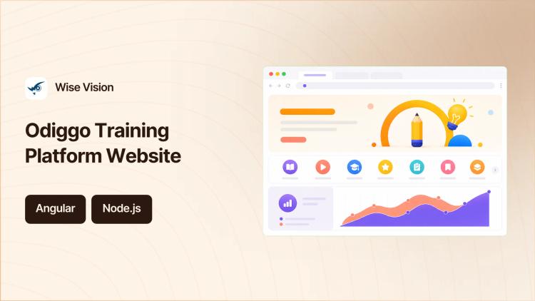 Odiggo Training Platform Development with Angular & Node.js image
