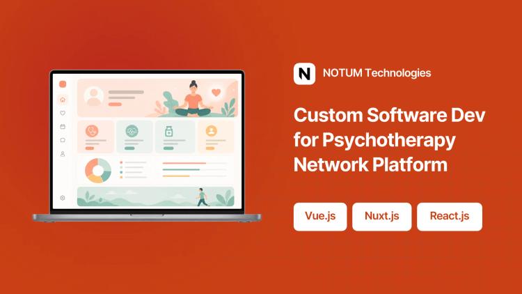 Preview of the Custom Software Dev for Psychotherapy Network Platform