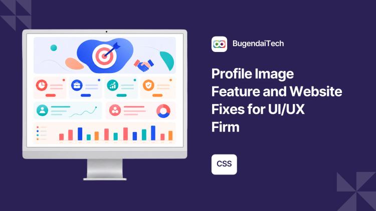 Preview of the Profile Image Feature and Website Fixes for UI/UX Firm