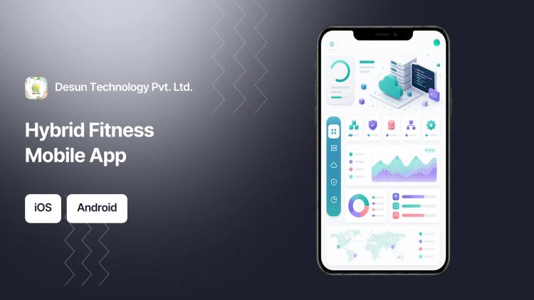 Preview of the Cross-Platform Hybrid Fitness Mobile App