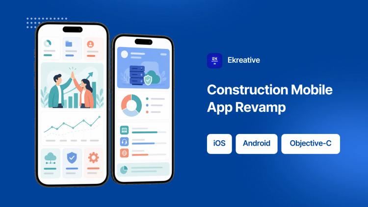 Preview of the Native Mobile App Development for Construction Software Company